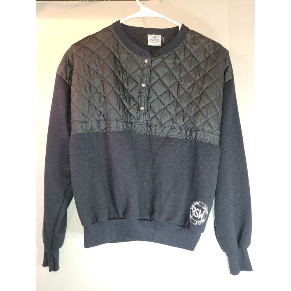 Womans Off The Wall quilted snap pull over Sz. L